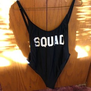 Black one piece swimsuits!